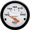Auto Meter Phantom Series 2-1/16" Short-Sweep 100-250°F Electric Differential Temperature Gauge