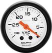 Auto Meter Phantom 2-1/16" Full Sweep 0-30 In. Hg Mechanical Vacuum Gauge