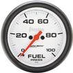 Auto Meter Phantom Series 2-5/8" Full-Sweep 0-100 PSI Electric Fuel Pressure Gauge