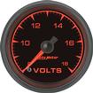 Auto Meter ES Series 2-1/16" Full Sweep 8-18 Volt Voltmeter Gauge