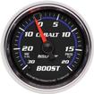 Auto Meter Cobalt Series 2-1/16" Full-Sweep 20 PSI / 30" Hg Mechanical Boost / Vacuum Gauge