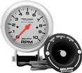 Auto Meter Ultra-Lite Series 3-3/4" 10,000 RPM Pedestal Mount Tachometer with Memory