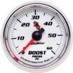 Auto Meter C2 Series 2-1/16" 0-60 PSI Full-Sweep Mechanical Boost Gauge