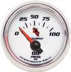 Auto Meter C2 Series 2-1/16" Short Sweep 0-100 PSI Electric Oil Pressure Gauge