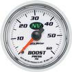 Auto Meter NV Series 2-1/16" 0-60 PSI Full-Sweep Mechanical Boost Gauge