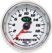 Auto Meter NV Series 2-1/16" Full Sweep 0-2000º F Electric EGT Pyrometer Gauge