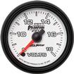 Auto Meter Phantom II Series 2-1/16" Full Sweep 8-18 Volt Electric Voltmeter Gauge