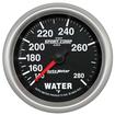 Auto Meter Sport Comp II Series 2-5/8" Full Sweep 140º-280º F Mechanical Water Temperature Gauge