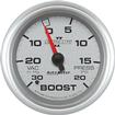 Auto Meter Ultra-Lite II Series 2-5/8" Full-Sweep 20 PSI / 30" Hg Mechanical Boost / Vacuum Gauge