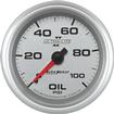 Auto Meter Ultra-Lite II Series 2-5/8" Full Sweep 0-100 PSI Mechanical Oil Pressure Gauge