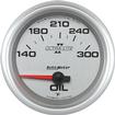 Auto Meter Ultra-Lite II Series 2-5/8" Short Sweep 140º-300º F Electric Oil Temperature Gauge