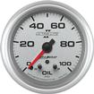 Auto Meter Ultra-Lite II Series 2-5/8" Full Sweep 0-100 PSI Electric Oil Pressure Gauge