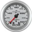 Auto Meter Ultra-Lite II Series 2-5/8" Full Sweep 100º-260º F Electric Water Temperature Gauge
