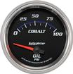Auto Meter Cobalt Series 2-5/8" Short Sweep 0-100 PSI Electric Oil Pressure Gauge