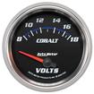 Auto Meter Cobalt Series 2-5/8" Short Sweep 8-18 Volt Electric Voltmeter Gauge