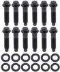 Mopar 273-440 Wedge Black Oxide With Hexhead Arp® Intake Manifold Bolt Set