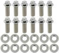 Chevrolet 265-400 Small Block Stainless Steel Hex Head Intake Manifold Bolt Set