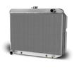1960-76 A/B/E-Body Direct-Fit Aluminum Radiator 22" X 22" LH Inlet/RH Outlet Natural Automatic