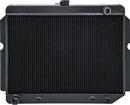 1960-76 Mopar B/E-Body With Automatic Transmission Direct-Fit Aluminum Radiator With Black Finish