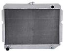 1960-76 Mopar B/E-Body With Manual Transmission Direct-Fit Aluminum Radiator With Natural Finish