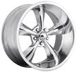 18" x 7" American Legend "Streeter" Wheel - Aluminum w/Polished Center - 5 x 4-1/2" Bolt Pattern