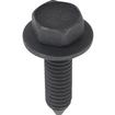 5/16-18 x 1-3/16" Hex Body Bolt With Free Spinning 3/4" Washer, Black Phosphate, Shaved Point