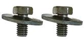 Battery Tray Mounting Bolts; Free Spinning Washer, Black Phosphate; , 5/16-18 x 5/8" Flat T2 Pieces