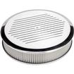 Billet Specialties Ball-Milled Polished Billet Aluminum 14" x 3" Round Air Cleaner