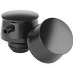Billet Specialties Round Smooth Black Anodized Billet Aluminum 1 1/4" Valve Cover Breather Cap