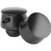 Billet Specialties Round Smooth Black Anodized Billet Aluminum Valve Cover 1 1/4" PCV Breather Cap
