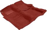 1965-70 Impala / Full Size 4 Door Red Molded Loop Carpet Set With Mass Backing