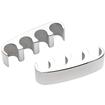 Billet Specialties Polished Billet Aluminum 4-Wire Floating Ignition Wire Separators