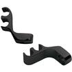 Billet Specialties Black Anodized Billet Aluminum 2-Wire Valve Cover Mount Ignition Wire Separators