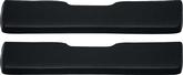 1965-67 Buick, Chevy, Oldsmobile, Full Size; Front Arm Rest Pads; 2 Door; Vinyl Wrapped; Black; Pair