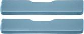 1965 Buick, Chevy, Oldsmobile, Full Size; Front Arm Rest Pads; 2 Door; Vinyl Wrapped; Light Blue; Pair