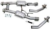 1986-93 Ford Mustang; 5.0L; BBK High Flow H-Pipe With Converters; 2-1/2"