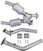 1999-04 Ford Mustang; 4.6L; BBK High Flow X-Pipe With Converters; 2-1/2"