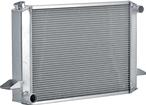 1964-70 Mopar B-Body Std Trans Natural Finish 29"X19" Aluminum Cross-Flow Radiator With LH Outlet