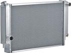 1964-70 Mopar B-Body Std Trans Natural Finish 33"X19" Aluminum Cross-Flow Radiator With LH Outlet