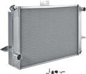 1970-74 Mopar E-Body W/O Hemi Std Trans Natural Finish 29"X19" Cross-Flow Radiator With LH Outlet