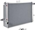 1970-74 Mopar E-Body W/O Hemi Auto Trans Natural Finish 29"X19" Cross-Flow Radiator With LH Outlet