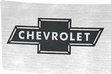 Chevrolet Bow Tie Logo Belt Buckle with Brushed Finish (2-1/2" X 4")