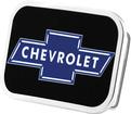 Chevrolet Blue Bow Tie Belt Buckle Color Gloss (2-1/2" X 3-3/4")