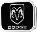 Ram / Dodge Logo Black And Silver Belt Buckle