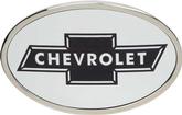 Chevrolet Bow Tie Logo Belt Buckle Framed - Oval