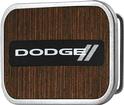 Dodge Belt Buckle - Walnut