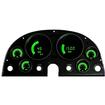 1963-67 Chevrolet Corvette; Bargraph Digital LED Gauge Cluster; Green