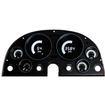 1963-67 Chevrolet Corvette; Bargraph Digital LED Gauge Cluster; White