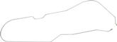 1955-57 Chevrolet (Exc Convertible) V8 With 2 Bbl 5/16" Original Material Front To Rear Fuel Line