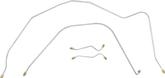 1956-57 Chevrolet 4 Piece Stainless Steel Manual Front Drum Brake Line Set